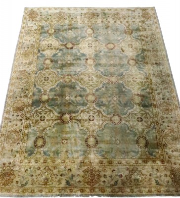 Gold Hand Knotted Oriental Rug