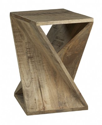 wood accent table