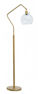 Antique Gold Metal Floor Lamp