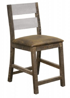 Pueblo Gray Counter Stool