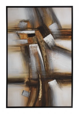 Brown Abstract Wall Art