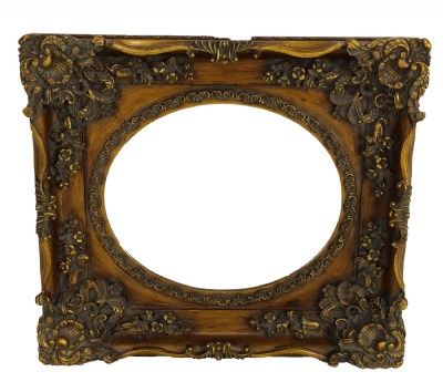 Ornate Golden Framed Wall Mirror