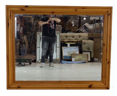 Pine Framed Wall Mirror