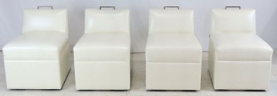 Vanguard Set of 4 Edie Leather Dining Chairs