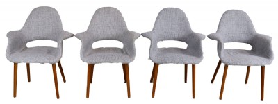 Set of 4 Mid Century Style Dining Chairs