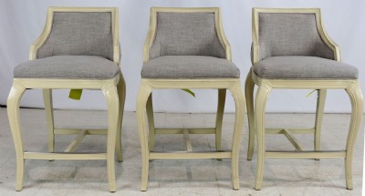 Set of 3 Ballard Design Counter Stools