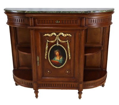 Italian Style Marble Top Console