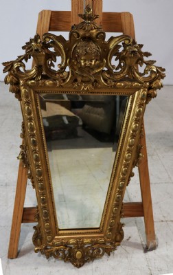 Antique Ornate Gold Framed Mirror