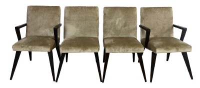 Set of Eight Paul Frankl Dining Chairs