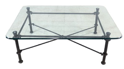 Glass Top Cocktail Table