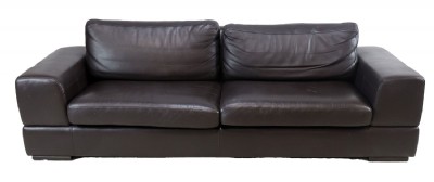 Italian Leather Sofa by Divani