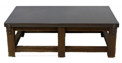 20th Century Zinc top Mercantile Coffee table