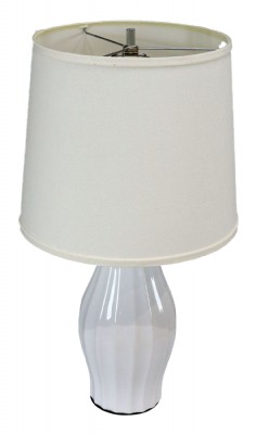 White Ceramic Table Lamp