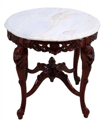 Marble Topped Round Table