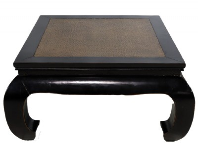 Black Painted Opium Table