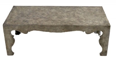 Grey Textured Cocktail Table