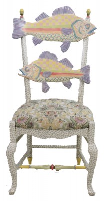 Mackenzie Childs Fish Chair