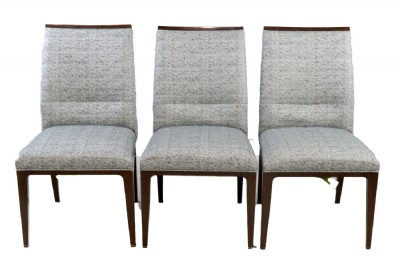 Set of Three  Collina Upholstered Side Chairs