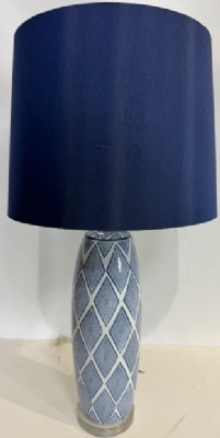 Blue & White Ceramic Table Lamp