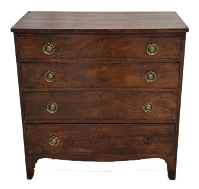 Mahogany Chest of Four Drawers