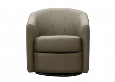 Swivel Glider Leather Chair