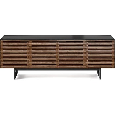 Corridor Natural Walnut Low Quad Cabinet