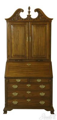 Henkel Harris Walnut Chippendale Secretary Desk