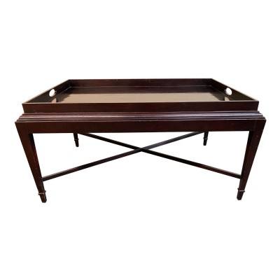 Baker Barbara Barry Mahogany Coffee Table