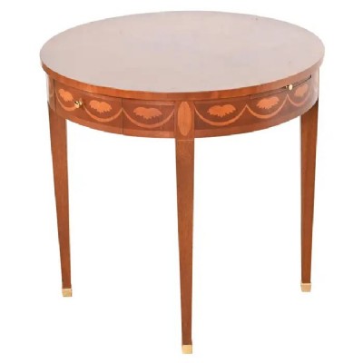 Baker Furniture Federal Mahogany Tea Table