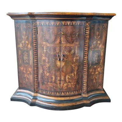 Vintage Decorative Crafts Bar Cabinet