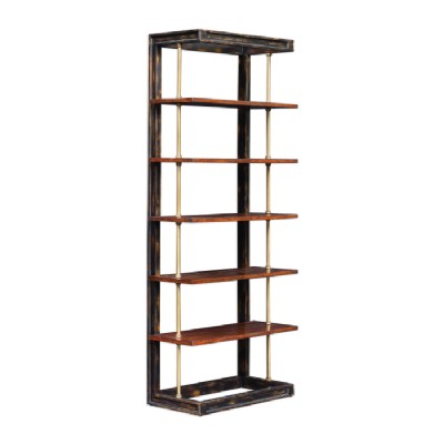 Black 5 shelves Uttermost Etagere