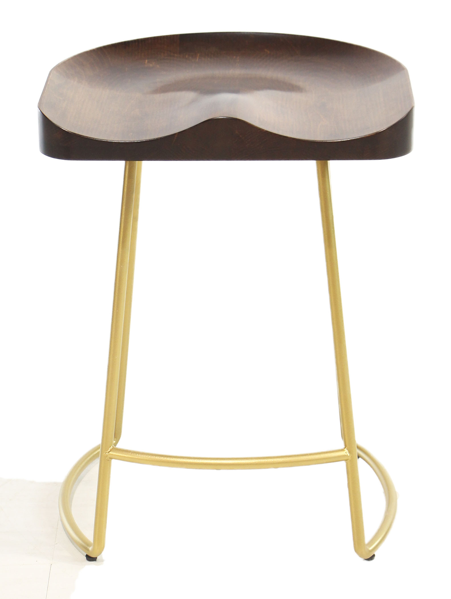 Gold Base Counter Stool For Sale in CT Middlebury Furniture and Home