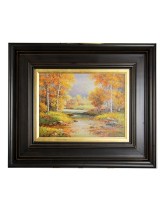 a quiet brook oil on canvas