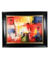Red, Blue & Yellow Abstract