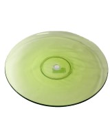 Green glass plate