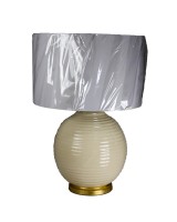 Drexel Heritage White Globe Lamp