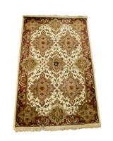 Heavenly Treasures New Age Beige Red Rug