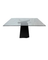 Glass Dining Table & 6 Chairs