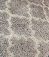 FEATHER SHAG GRAY IVORY RUG