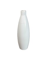 White Ceramic Oblong Vase