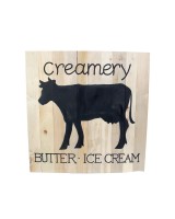 Creamery Butter Ice Cream Sign