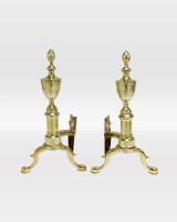 Pair of Brass Andirons