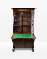 George III Mahogany Fall Front Secretary