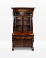 George III Mahogany Fall Front Secretary