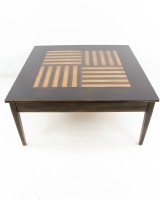 Inlaid Patterned Cocktail Table