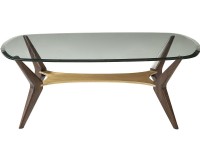 Aldena Glass Top Cocktail Table