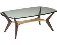 Aldena Glass Top Cocktail Table
