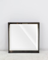 Solid Brass Milled Frame Mirror