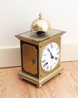 19th Century Neoclassical Bronze Alarm Clock