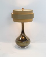 Contemporary Double-Light Table Lamp